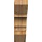 Ekena Millwork Balboa Slat Rough Sawn Bracket, Western Red Cedar, 6"W x 20"D x 20"H BKT06X20X20BOA06RWR - alternate 3